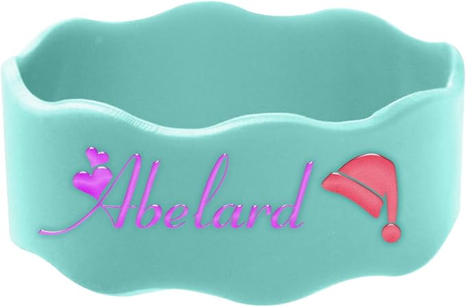 Personalized Water Bottle Name Bands, Elastic Silicone Daycare Labels Washable Sippy Cup Strap Waterproof Bottle Labels Daycare Essentials Gifts