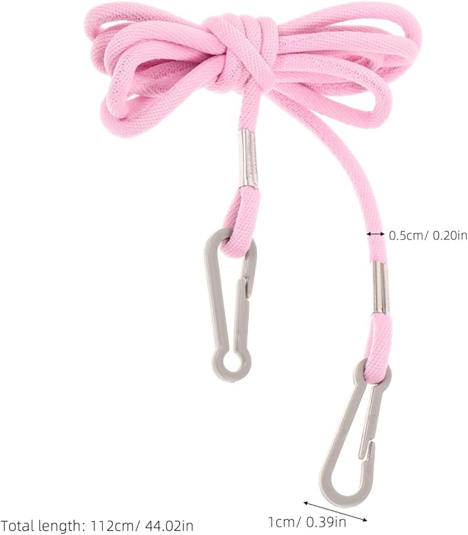 SHINEOFI Mitten Clips for Toddlers Kids,Anti Lost Mitten Lanyard Universal Glove Holder for Winter Sports & Outdoor Play (Pink)