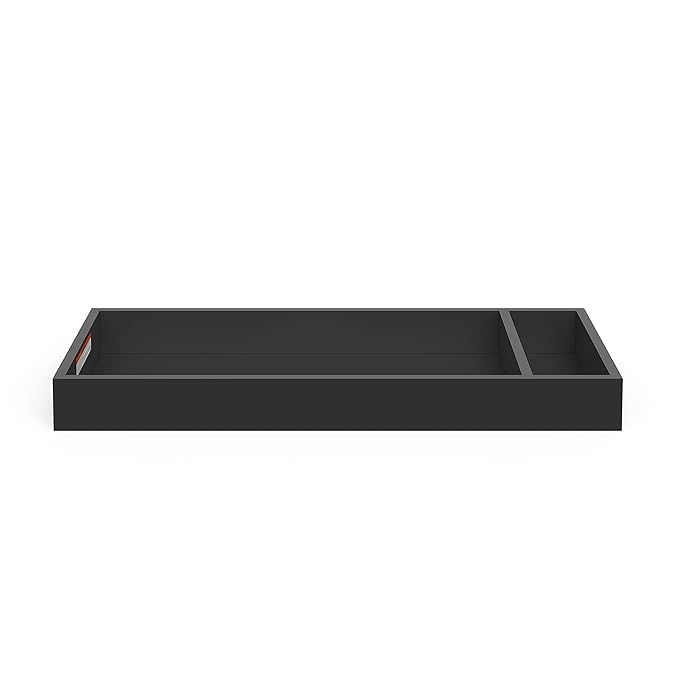 Child Craft Universal Changing Table Topper, Convert Dresser into a Changing Table Surface, Securely Attaches, Non-Toxic, Baby Safe Finish (Ebony)