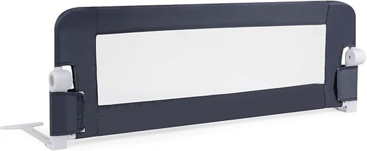 BABY JOY Bed Rails for Toddlers, Extra Long, Swing Down Safety Bed Guard for Convertible Crib, Folding Baby Bedrail for Kids Twin, Double, Full Size Queen & King Mattress (47-Inch, Dark Gray)
