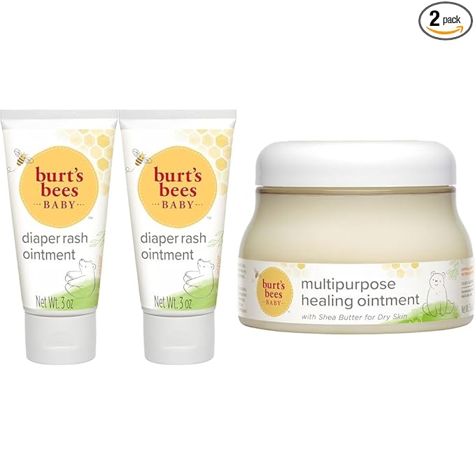 Burt's Bees Baby Diaper Rash Cream & Burt's Bees Baby Diaper Balm