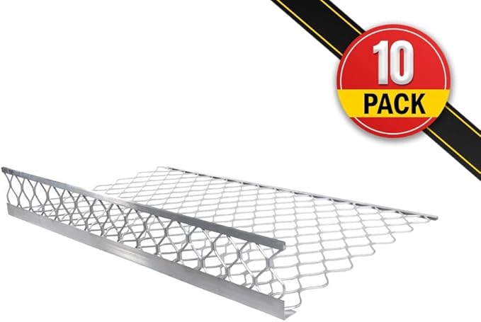 Mytee Products 10 Pack 48"x30" (Drop) Aluminum Mesh Brick Guard Corner Protector - L Shape Mesh Edge Guard Corrosion Resistant