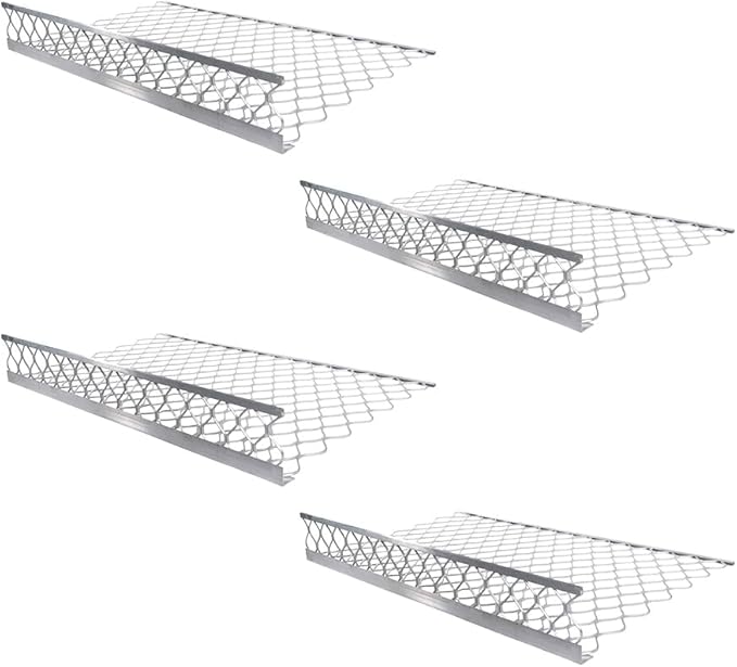 Mytee Products 4 Pack 48"x30" (Drop) Aluminum Mesh Brick Guard Corner Protector - L Shape Mesh Edge Guard Corrosion Resistant