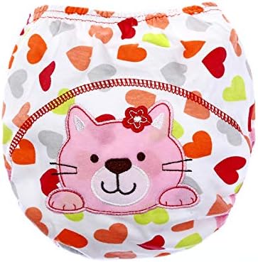 Cotton Reusable Baby Training Pants Unisex Potty Toddler Underpants Kids Waterproof Breathable Underwear 6-Pack