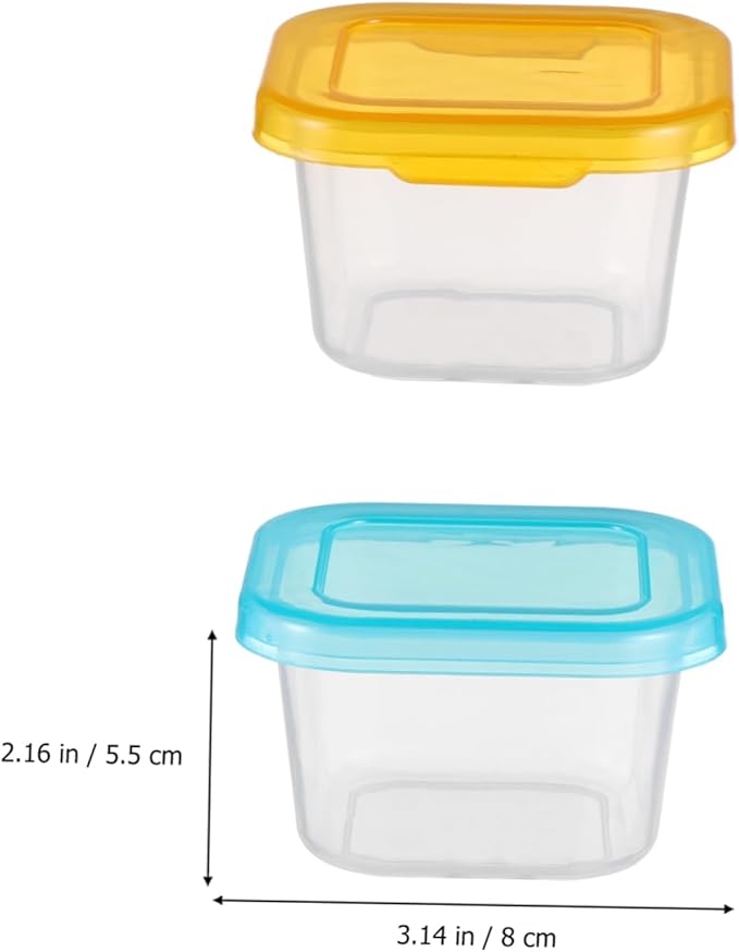 Toddmomy 1 Food Storage Boxes with Lids Microwave Safe Containers Portable Snacks Jars for Food Cases for Healthy Meals the Go
