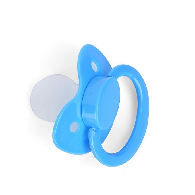 Adult Sized Pacifier and Bottle Set，Print May Vary,250ml (Blue)
