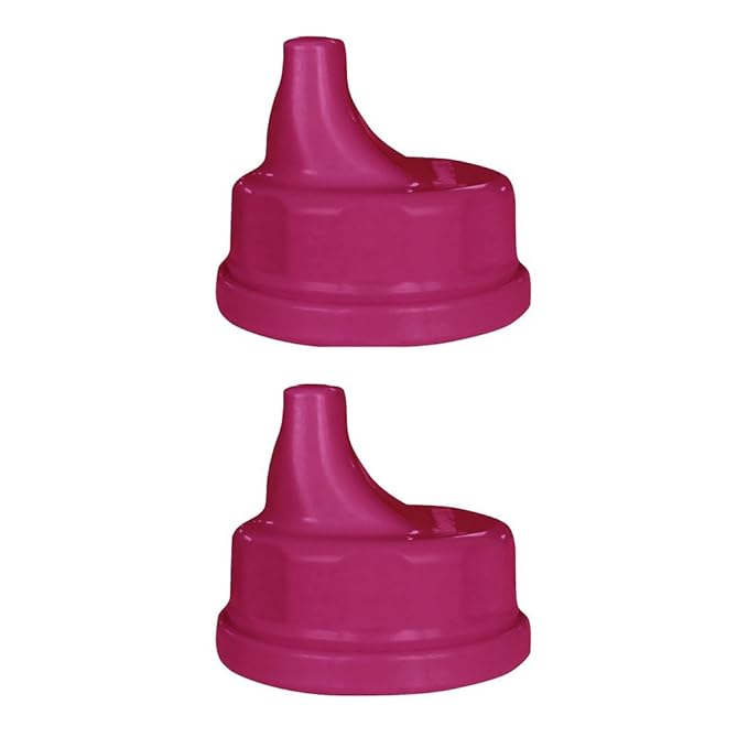 Lifefactory Glass Baby Bottle BPA Free 9 oz + Sippy Cap Set | Protective Silicone Sleeve | Raspberry