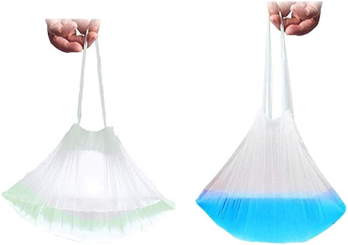 100 Pack Potty Chair Liners Disposable,Drawstring Training Toilet Seat Liner Bags Cleaning Bag for Kids Toddlers Outdoors Travel