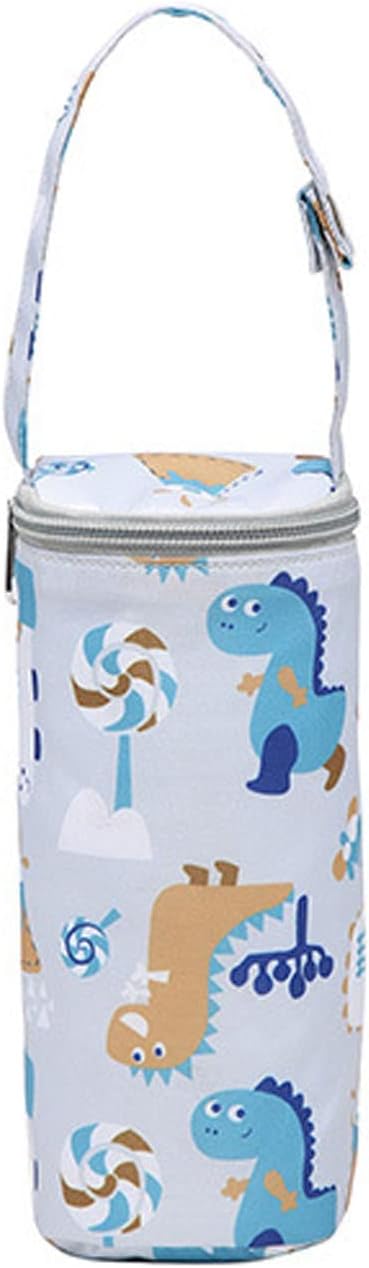 Thermal Insulated Bottle Bag for Newborn Toddler Baby Bottle Insulation Bag Hangable Cartoon Breastmilk Storage Tote Portable Milk Bottle Holder for Travel Outdoor