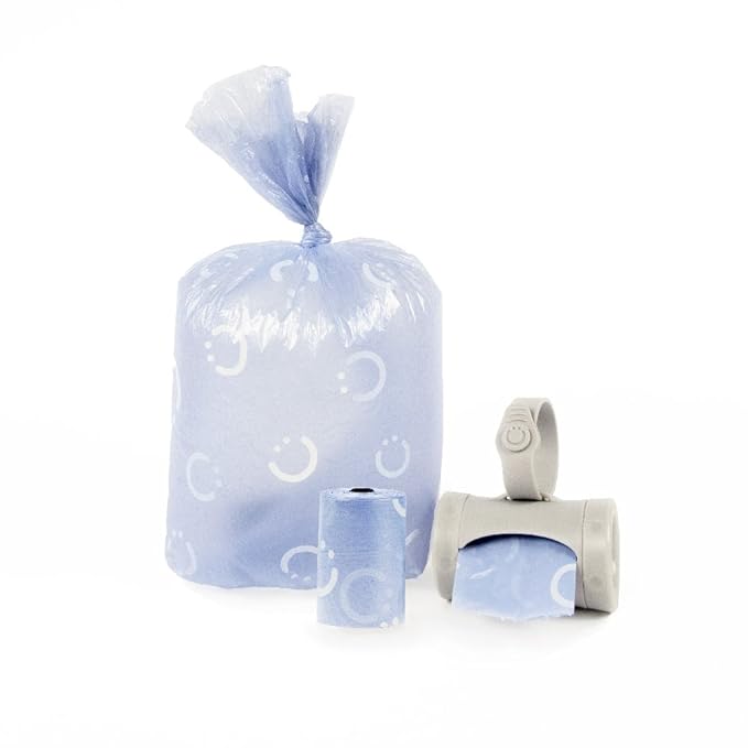 Ubbi On-the-Go Diaper Bag Dispenser and Lavender Scented Refill Bags Baby Accessory Set, Sage Green