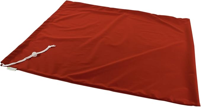 OsoCozy Cloth Diaper Pail Liner - Reusable, Washable, Waterproof Wet Bag with Drawstring. Excellent for Diaper Pails, Garbage Cans, Laundry, Recycling and Storage - Deep Red