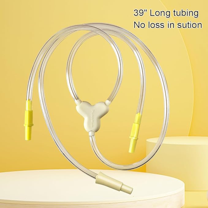 PumpMom-us Replacement Tubing for Medela New Pump in Style Maxflow Breast Pump, Compatible with Medela Spare Breastpump Parts Tubes