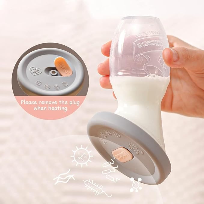 Haakaa Gen 2 Silicone Breast Pump with Suction Base and Leak-Proof Silicone Cap, 4 oz/100 ml, BPA PVC and Phthalate Free