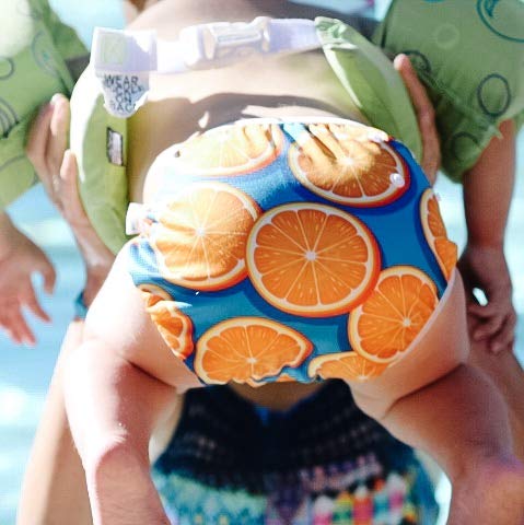 Babygoal Baby & Toddler Girl and Boy Swim Diapers, Reusable Adjustable Washable One Size Fits 6M-3T Gifts and Swimming Lessons 3 Pack 3ZSD04