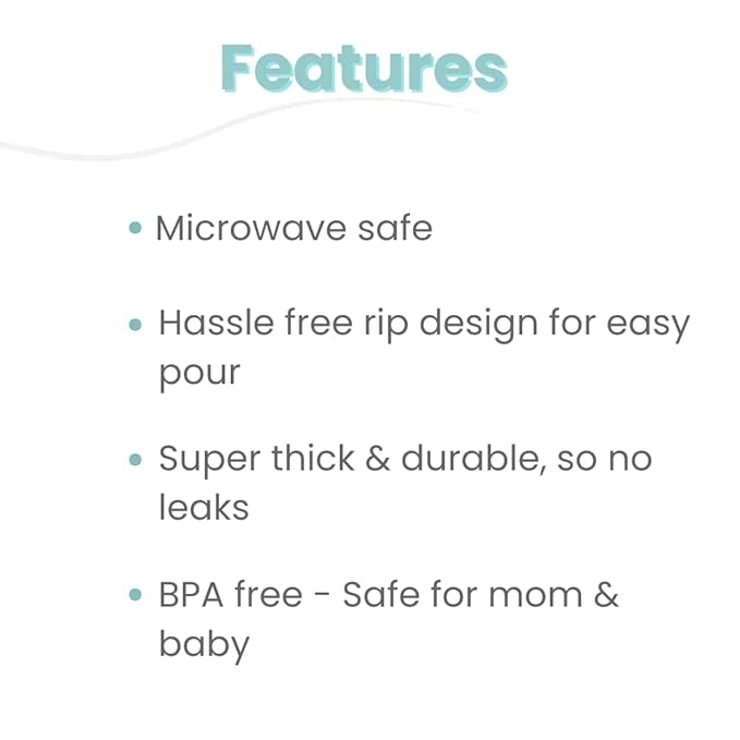 Zomee Breast Milk Storage Bags 8oz – Leakproof Double-Zip Seal, Self-Standing, Easy-Pour Design, Freezer Safe, Pre-Sterilized, BPA & Phthalate Free – Bulk Pack of 120