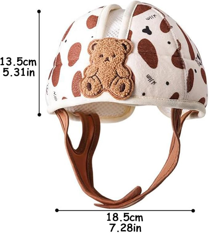Baby Safety Helmet, Breathable Baby Head Protector for Crawling and Walking, Infant Soft Helmet Anti-Collision, Ultra-Lightweight, Expandable and Adjustable Thickened Toddler Headguard, Type 1