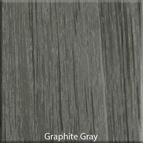 Safety Guard Rail for Baby, Kids, and Children - Solid Wood Safety Bed Rail for Toddlers - Easy Installation - Premium Protection for Bunk, Twin, Full, Queen and King Size Beds - (Graphite Grey)
