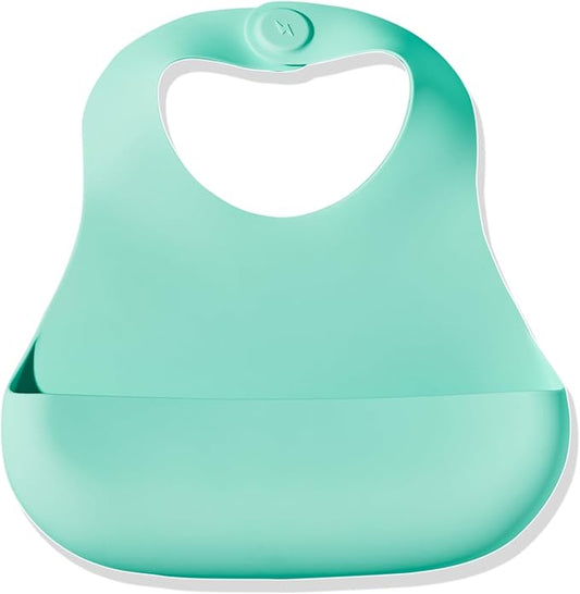 Magnetic Silicone Baby Bib – Waterproof, Dishwasher Safe, BPA Free Food-Grade, Feeding Bib for Infants and Toddlers