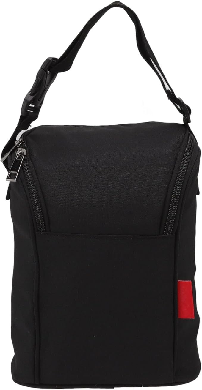 Asixxsix Insulated Baby Bottle Bag, Baby Bottle Holder Extra Storage, and, Easy to Carry, Travel Accessory, Keeps Bottles Warm or Cooler (Black)