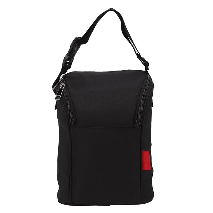 Keenso Baby Bottle Bag, Insulated Tote Pouch for Outdoor (Black)