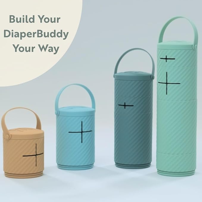 Portable Diaper Changing Kit – Compact All-in-One Diaper Organizer with Wipes Case, Diapers & Disposable Waste Bags for On-The-Go Parents