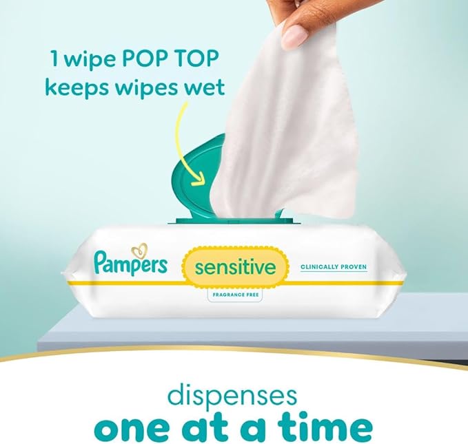 Pampers Swaddlers 360 Pull-On Diapers, Size 5, 116 Count, with Sensitive Baby Wipes, 4 Flip-Top Packs (336 Wipes Total) [Packaging May Vary]