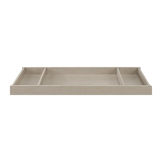 Soho Baby Hampton Premium Changing Topper for 7-Drawer Dresser, Smooth Stone Wash