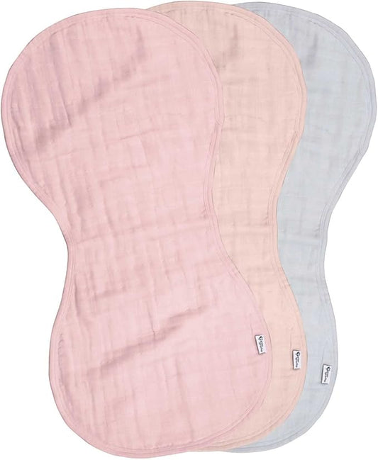 green sprouts Organic Cotton Muslin Burp Cloths, Adult Use Only, Hypoallergenic, Standard 100 by Oeko-TEX® Certified, Tested for Hormones Large