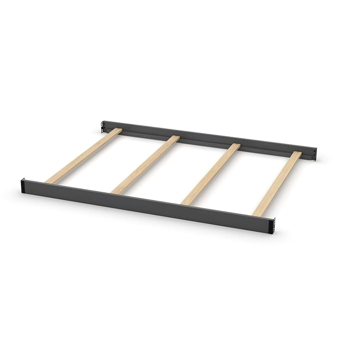 Full-Size Conversion Kit Bed Rails for Baby's Dream & Cocoon Convertible Cribs - Solid Wood Rail - Toddler and Adult Bed Rail for Full-Size Beds - Essential Nursery & Baby Furniture (Slate)