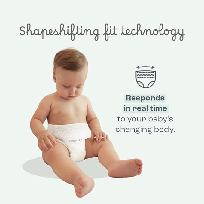 The Responsive Diaper Size 4 (25–35 lbs), 36 Ct Italian Premium Design, Soft, Unscented & Hypoallergenic, 12 Hrs Leak Protection, No-Tape Flexible Fit Pull-Up Disposable Diapers for Babies
