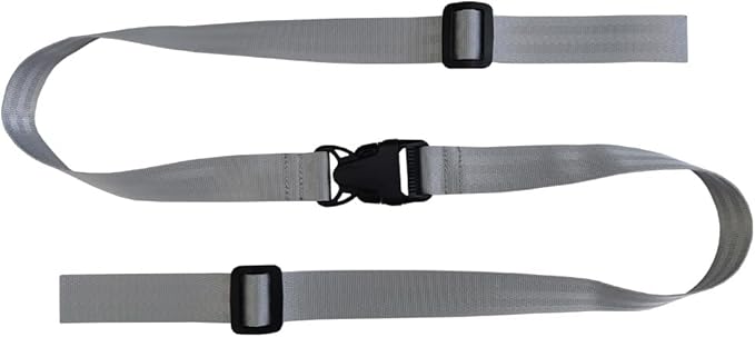 High Chair Safety Belt,Child Infant Safe Strap Baby 2 Point Safety Belt，for Pushchair,HighChair,Child Chair etc(Grey)
