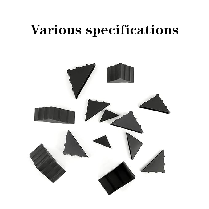 Mirror Corner Protectors- 20 Pcs Toughened Glass Corner Protector Ceramic Tile wrap Angle Plastic Bathroom Lens Right Angle（3x50mm）