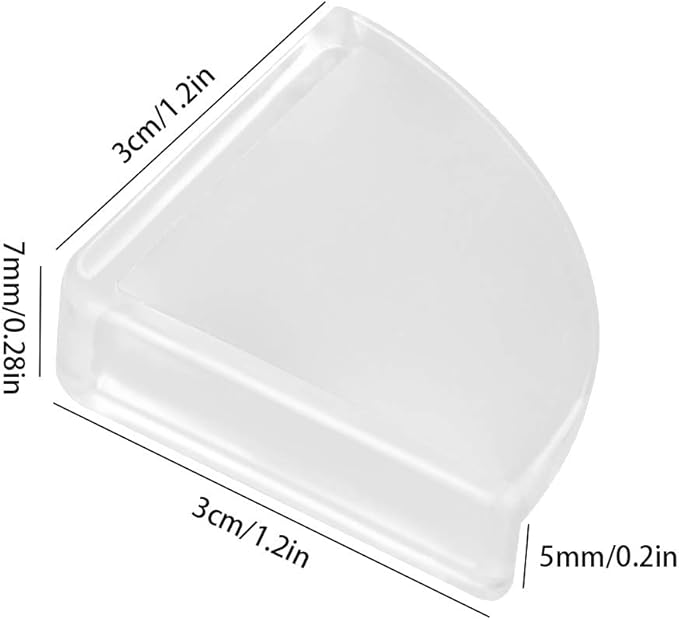[36 Pack] Slim Clear Edge Bumpers, Tomorotec Corner Protectors Edge Guards Corner Cushion for Baby Safety for Furniture, Slim Table, Windows, Bed and etc