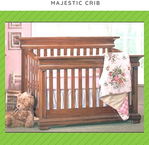Toddler Bed Safety Guard Rail for Munire & Echelon Convertible Cribs - Solid Wood Rail for Convertible Crib to Toddler Bed Conversion - Safety Bed Rail for Children (Classic Chestnut)