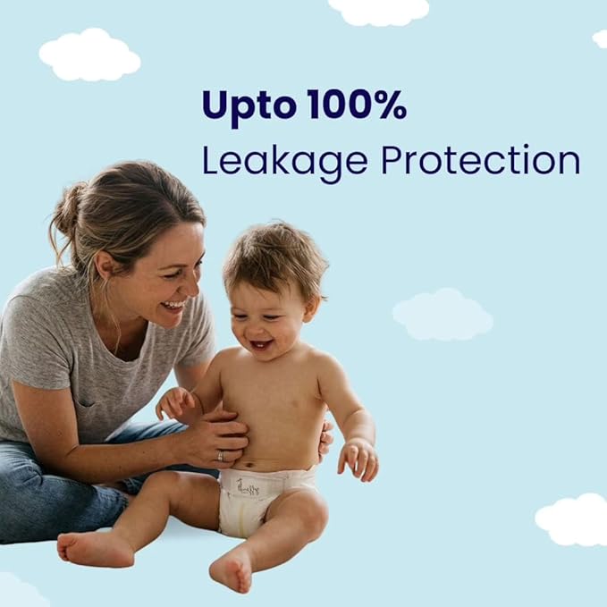 Geffen Baby - Biodegradable Bamboo Baby Diapers, Size 2, 32-Pack | Naturally Hypoallergenic, Super Absorbent & Eco-Friendly | Ideal for Sensitive Skin | Made from Bamboo Viscose Fiber