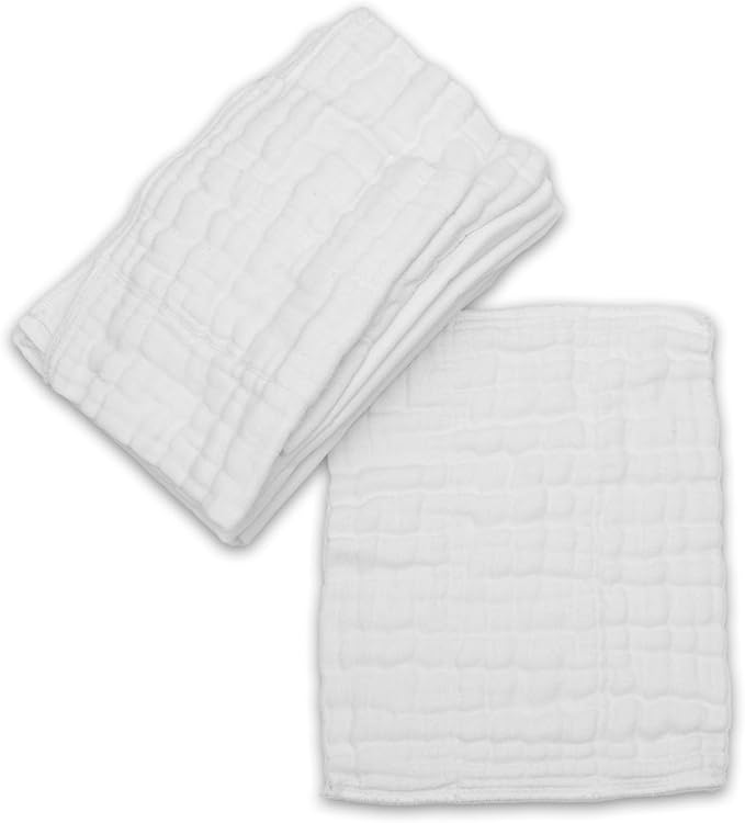 OsoCozy Chinese Prefold Diapers - 1 Dozen (Infant 2x5x2)