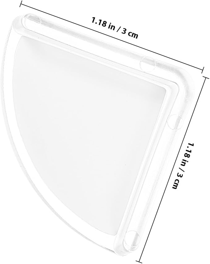 TEHAUX Baby Corner Protector Soft Transparent Silicone Edge Guards 1.18 Inch Clear Table Corner Bumpers Child Proofing Safety for Furniture Edges