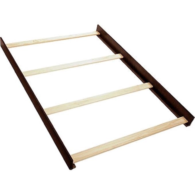 Full-Size Conversion Kit Bed Rails for Young America Convertible Cribs - Solid Wood Rail - Toddler and Adult Bed Rail for Full-Size Beds - Essential Nursery & Baby Furniture (Black)