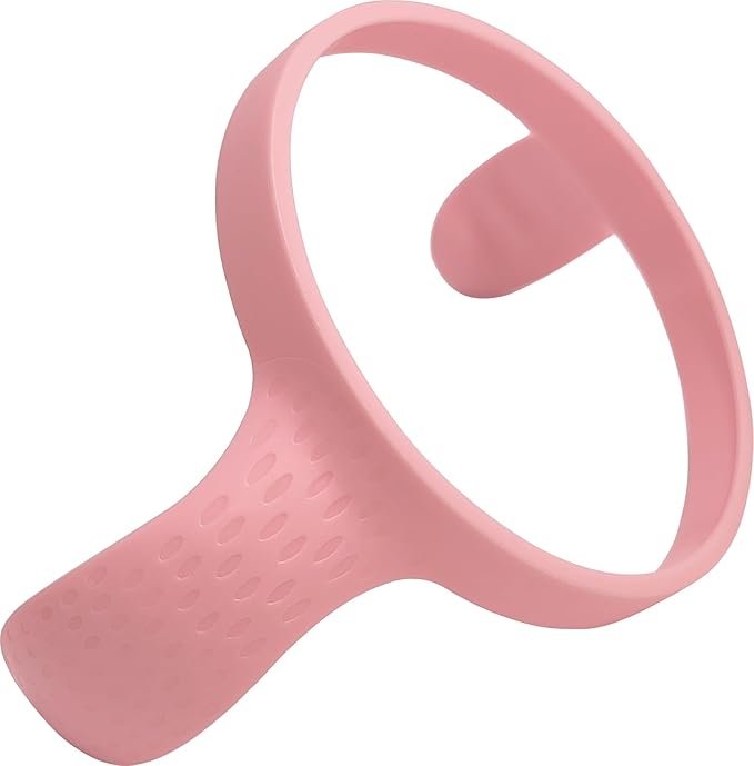 Easy Grip Bottle Handles Compatible with Comotomo Feeding Baby Bottle, Set of 6 (6 Pink)