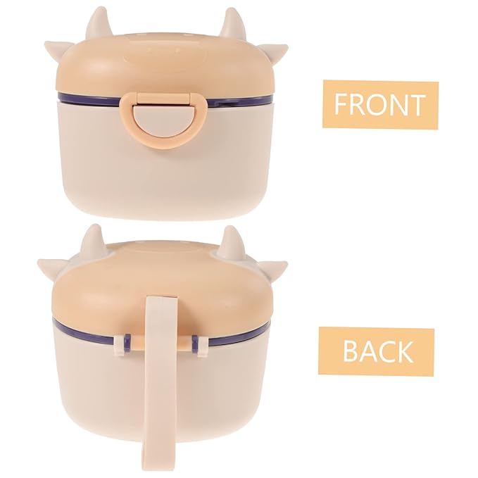 Toddmomy Milk Powder Case Scoop Rice Noodle Storage Tank Snack Storage Container Leak-proof for Travel and Everyday Use
