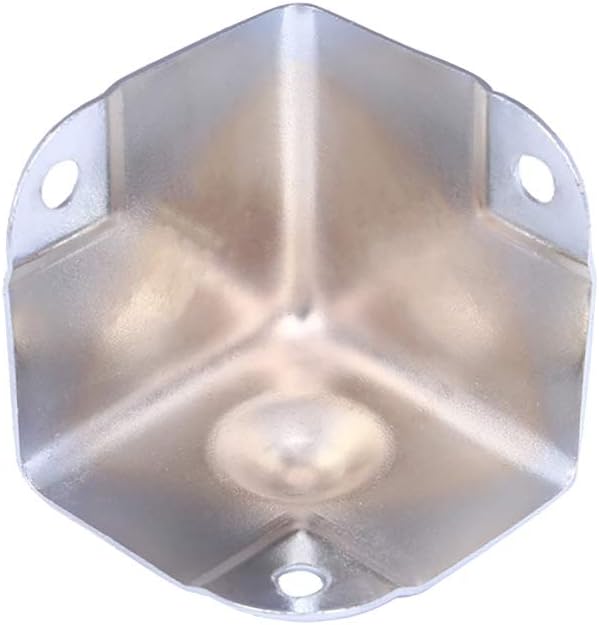 8Pcs Galvanized Tool Box Corner Protectors Aluminum Box Angle Guard Metal Wrap Angle