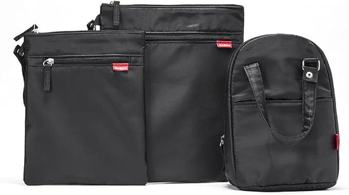 MOMIGO 3pcs Diaper Bag Baby Cooler Pouch Set - Diaper Bag Organizing Pouches Diaper Wet Dry Bags Waterproof Reusable, Travel Beach Pool Daycare for Diaper or Wet Clothes