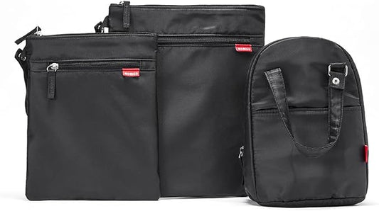 MOMIGO 3pcs Diaper Bag Baby Cooler Pouch Set - Diaper Bag Organizing Pouches Diaper Wet Dry Bags Waterproof Reusable, Travel Beach Pool Daycare for Diaper or Wet Clothes