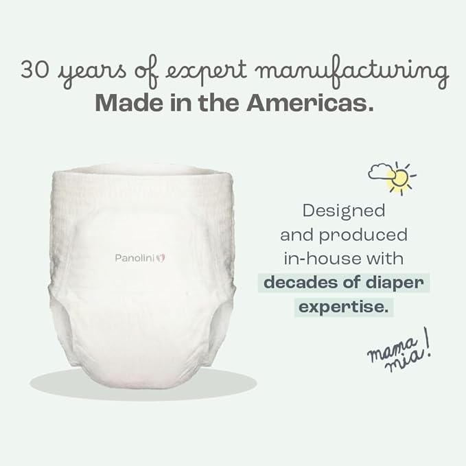 The Responsive Diaper Size 3 (17-28 Ibs), 40 Ct Italian Premium Design, No-Tape Flexible Fit Pull-Up Disposable Diapers for Babies, Soft, Unscented & Hypoallergenic, 12 Hrs Leak Protection