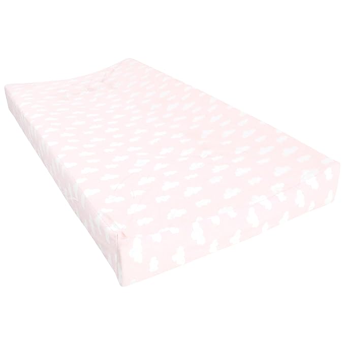 Hudson Baby Unisex Baby Cotton Changing Pad Cover, Girl Farm Animals, One Size