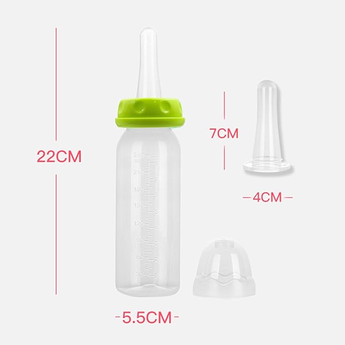 Adult Bottle with Big Sized Pacifier Set 8 oz (Green)