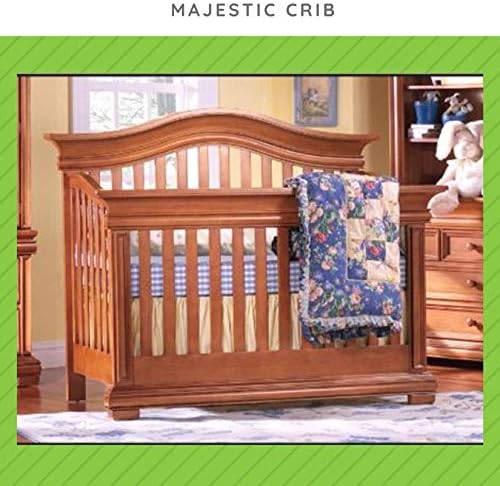Toddler Bed Safety Guard Rail for Munire & Echelon Convertible Cribs - Solid Wood Rail for Convertible Crib to Toddler Bed Conversion - Safety Bed Rail for Children (Classic Chestnut)
