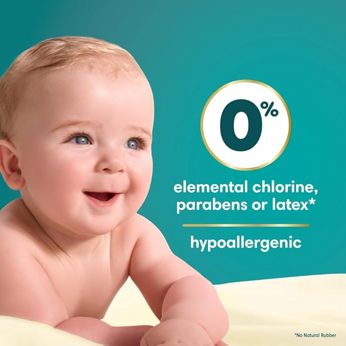 Pampers Baby Diapers and Wipes Starter Kit, Swaddlers Disposable Sizes 1 (198 Count) & 2 (186 Count) with Sensitive Water Based 12X Multi Pack Pop-Top Refill (1008 Count)