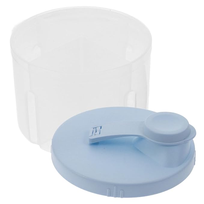 Toddmomy 2pcs Portable Milk Powder Dispenser with Four Compartments Lightweight Sealing Box for Food Storage Travel-friendly Design Leak- Great for Outdoor Use