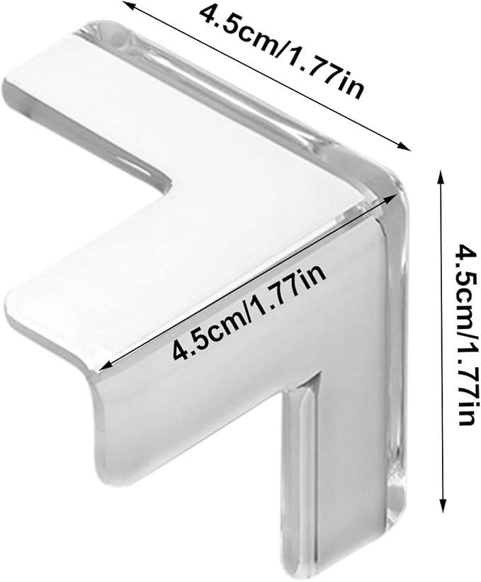 Generic Table Edge Protector for Kids - Anti-Collision Transparent Corner Guards | Corner Child Protection | Safety Furniture Corner Protector, Kids Proofing Corner Guards for Home, Apartment